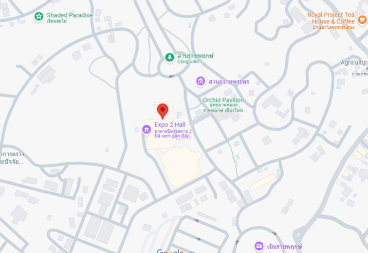 Google Maps: Address in Chiang Mai: 227/48, 5B soi 2, Baan Wang Tan San Phak Wan, Hang Dong, ChiangMai 50100, Thailand