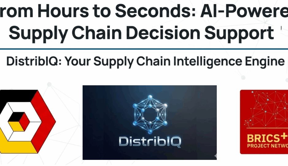 Our Supply Chain AI Solution DISTRIBIQ for your cost reduction activities
